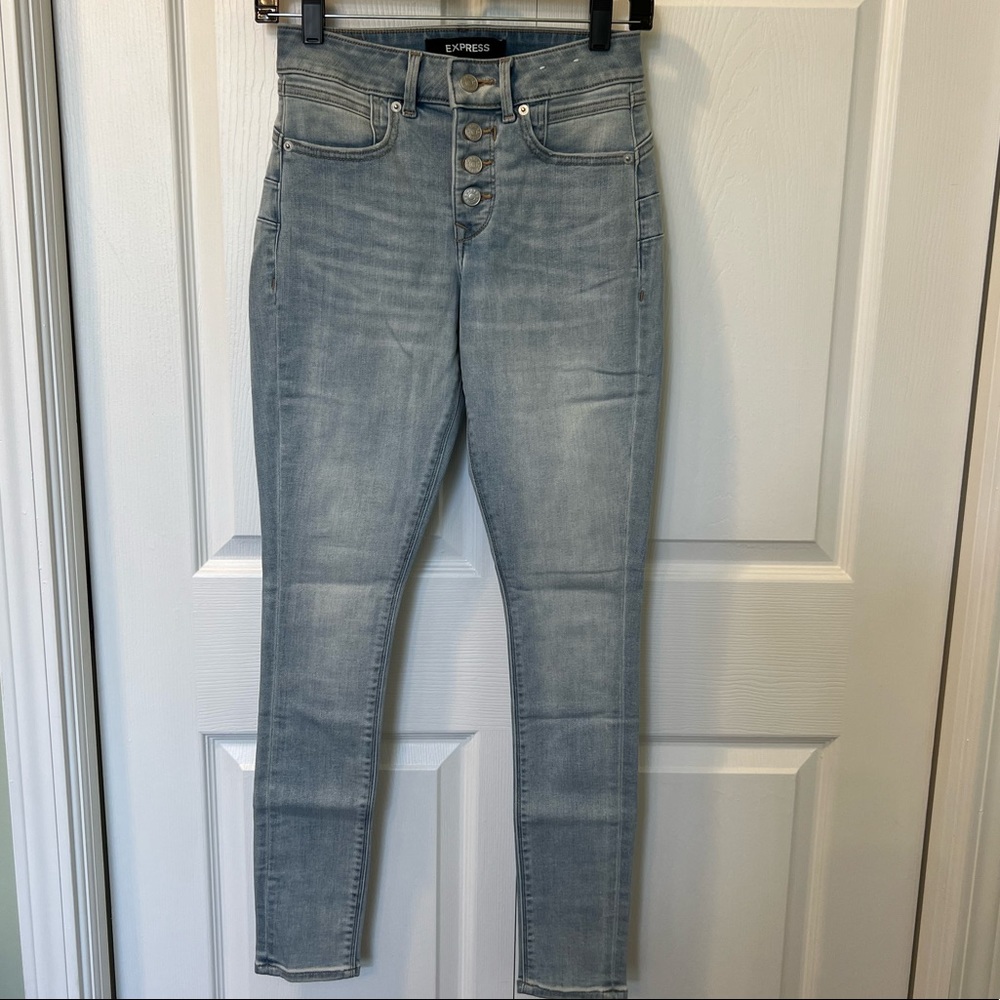 Express Button Fly Jeans - image 1